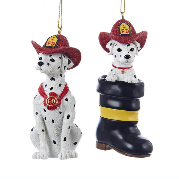Item 100208 Firefighter Dalmatian Ornament