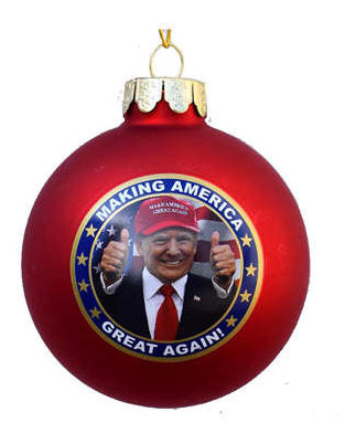 Item 100243 Making America Great Again Donald Trump Ball Ornament