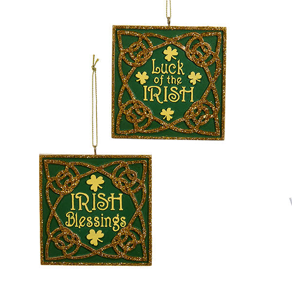 Item 100263 Irish Sayings Ornament
