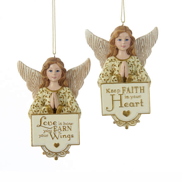 Item 100544 Inspirational Praying Angel Ornament