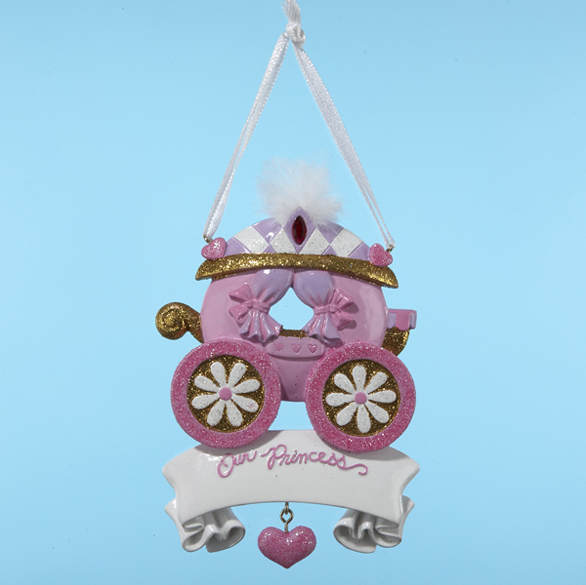 Item 100555 Princess Carriage Ornament