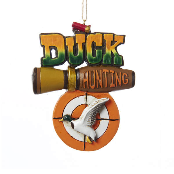 Item 101083 Duck Hunting Ornament