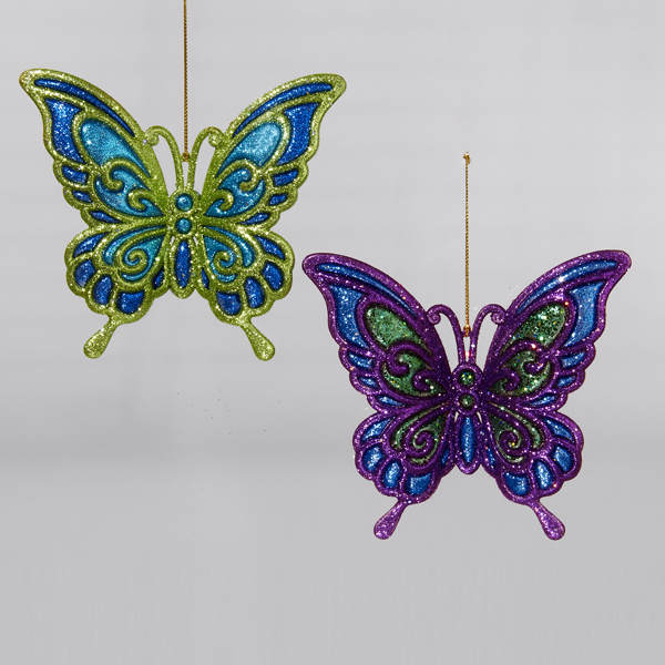 Item 101257 Peacock Butterfly Ornament