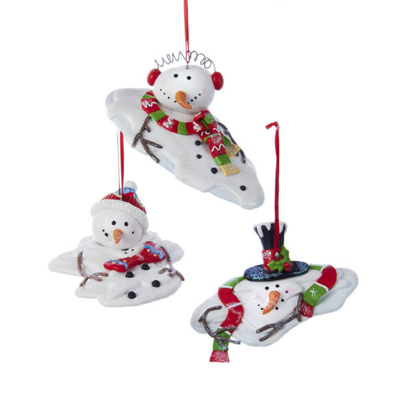 Item 101305 Melting Snowman Ornament
