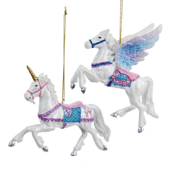 Item 101362 Unicorn/Pegasus Ornament