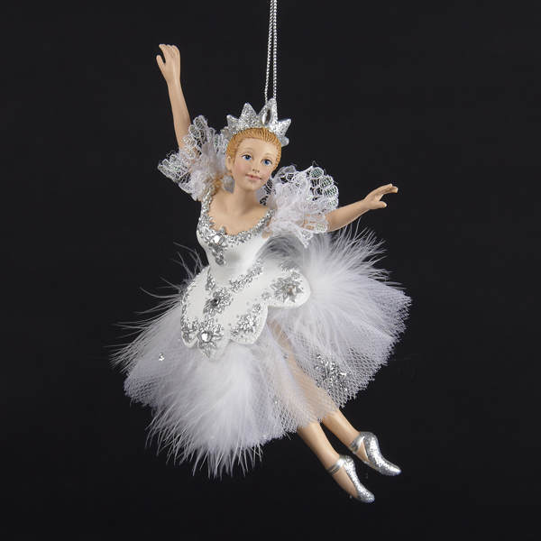 Item 101408 Snow Queen Ballerina Ornament
