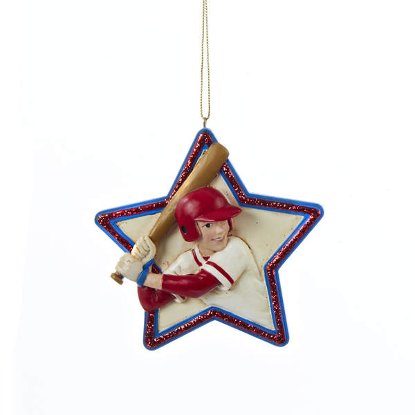 Item 101414 Baseball Star Ornament