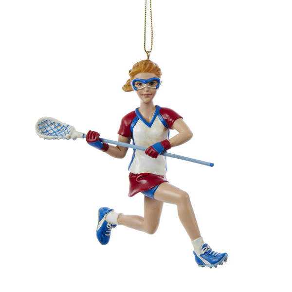 Item 101440 Lacrosse Girl Ornament