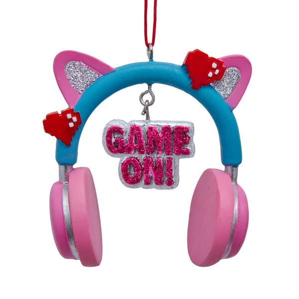 Item 101536 Game On Headphone Ornament