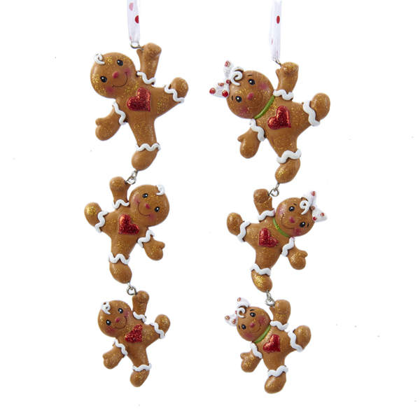 Item 101854 Triple Gingerbread Boy/Girl Ornament