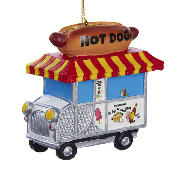 Item 101974 Hot Dog Truck Ornament