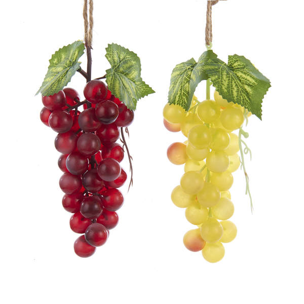 Item 101988 Red/Yellow-Green Grapes Ornament