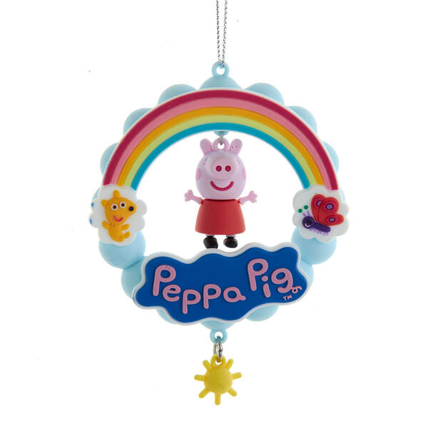 Item 102090 Peppa Pig Rainbow Ornament