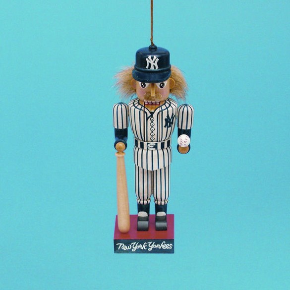 Item 102540 New York Yankees Baseball Nutcracker Ornament