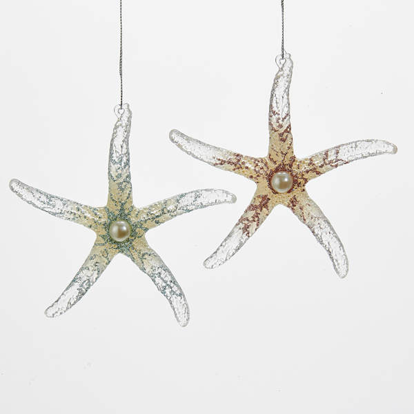 Item 102898 Glittered Starfish Ornament