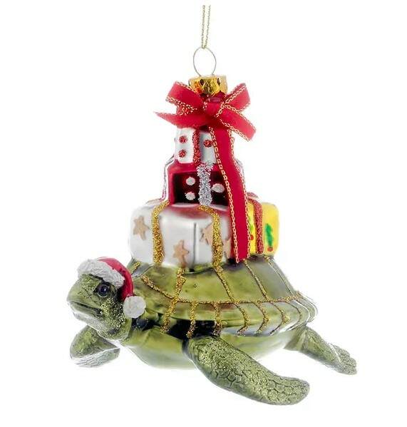 Item 102962 Noble Gems Turtle With Gift Ornament