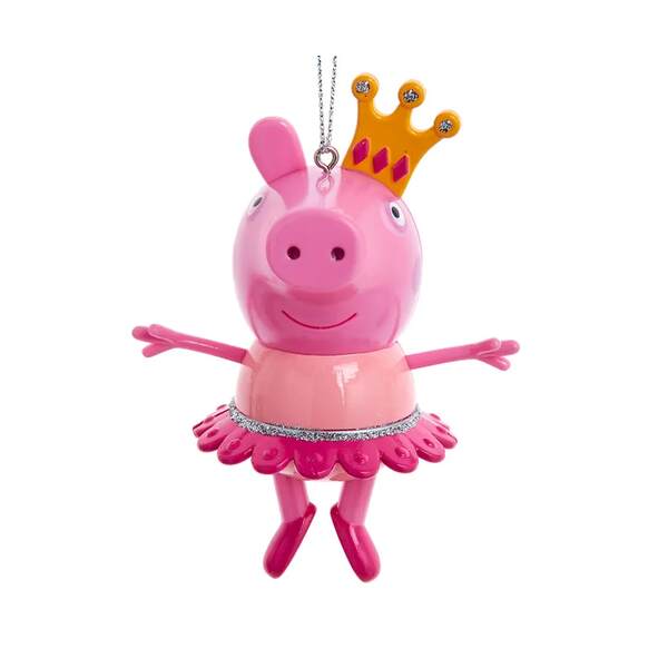 Item 103074 Peppa Pig With Crown Ornament