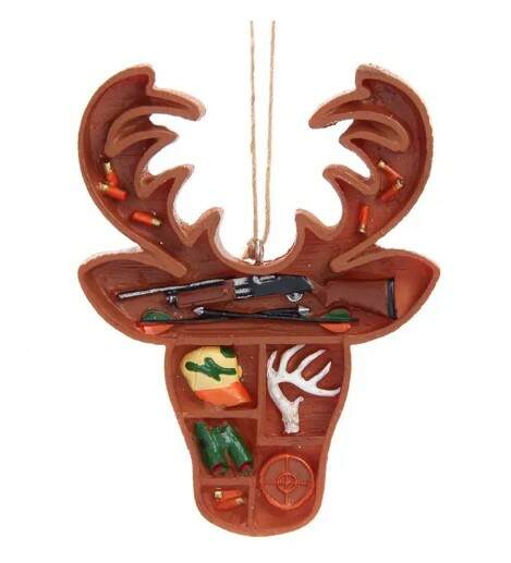 Item 103154 Deer Head Supply Box Ornament
