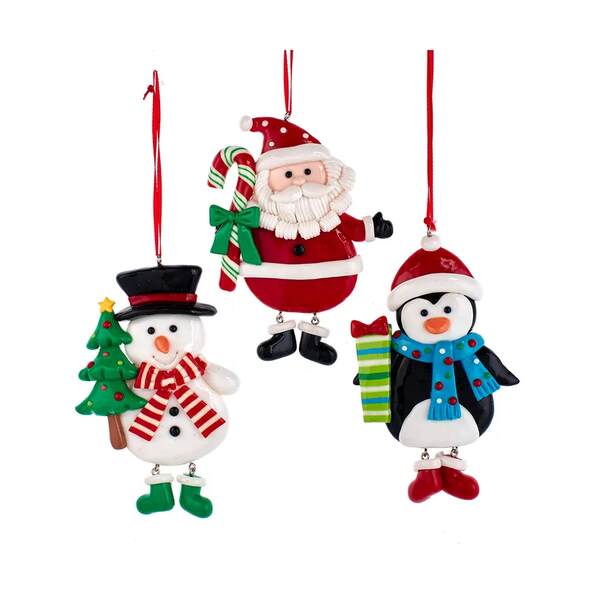 Item 103269 Santa/Snowman/Penguin Ornament