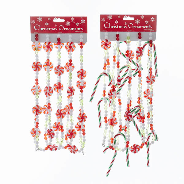 Item 103466 9 Foot Red/Green/White Candy Garland