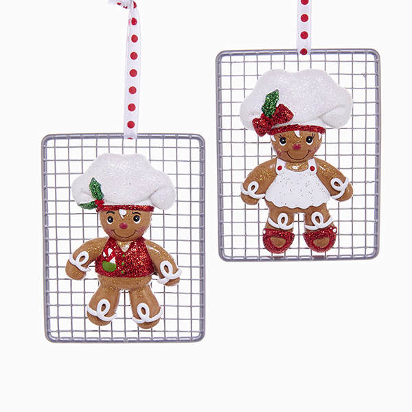 Item 103590 Gingerbread Boy/Girl Cookie Rack Ornament