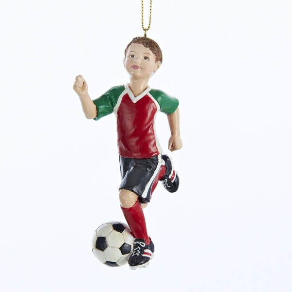 Item 104242 Soccer Boy Ornament