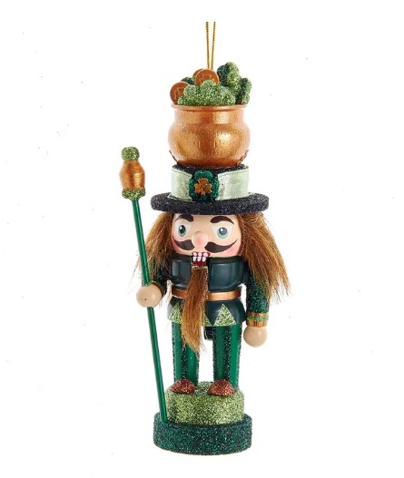 Item 104745 Hollywood Irish Nutcracker Ornament