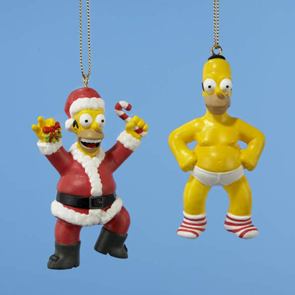 Item 104794 Santa/Underwear Homer Ornament