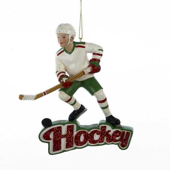 Item 105019 Boy Hockey Ornament