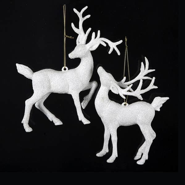 Item 105139 White Deer Ornament 