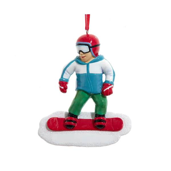 Item 105157 Snowboard Kid Ornament