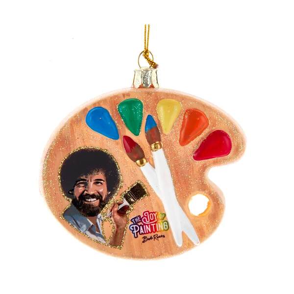 Item 105207 Bob Ross Color Pallette Ornament