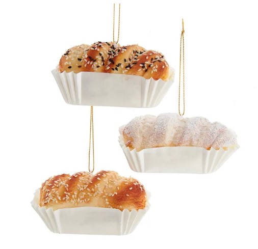 Item 105467 Bread With Paper Cup Ornament