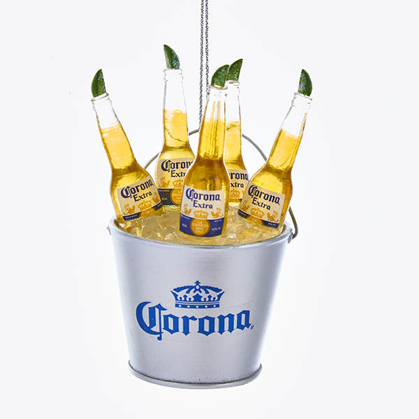 Item 105532 Corona Extra Bottles Ice Bucket Ornament