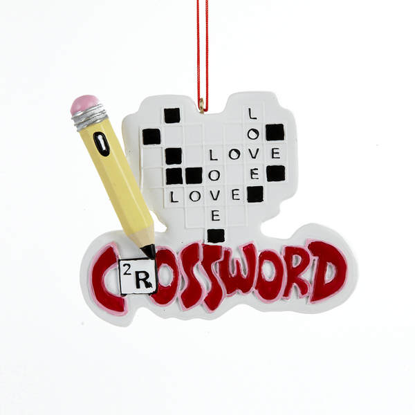 Item 105603 Crossword Ornament