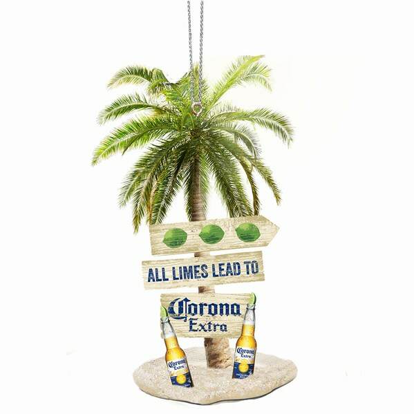 Item 105607 Corona Extra Bottles With Palm Tree and Sand Ornament