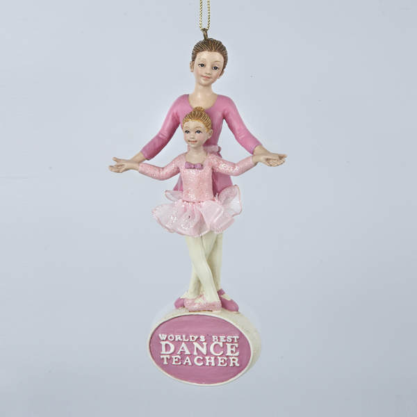 Item 105790 Ballet Teacher Ballet Girl Ornament