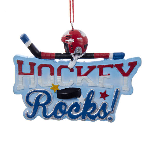 Item 106014 Hockey Rocks Ornament