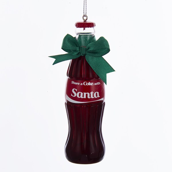 Item 106251 Share A Coke With Santa Bottle Ornament