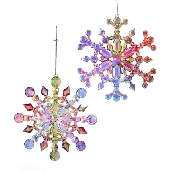 Item 106542 Multicolor/Iridescent Snowflake Ornament