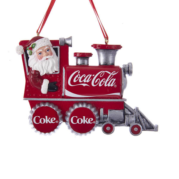 Item 106723 Santa On Coke Train Ornament