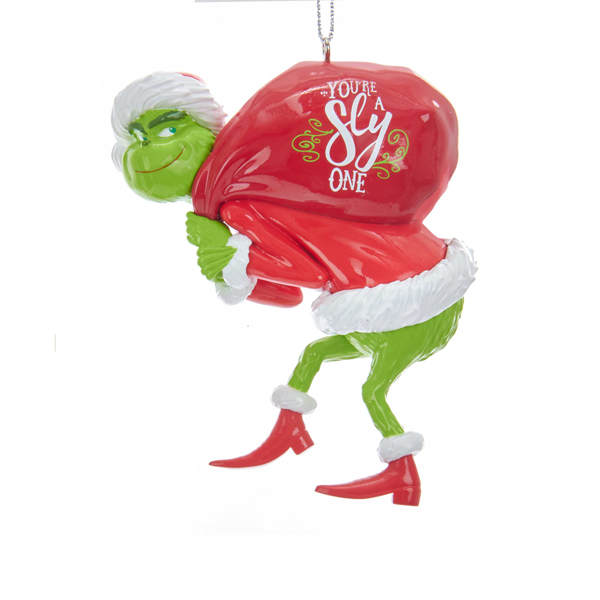 Item 106768 Grinch With Sack Ornament