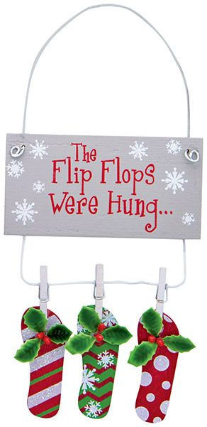 Item 108874 The Flip Flops Were Hung Ornament - Outer Banks