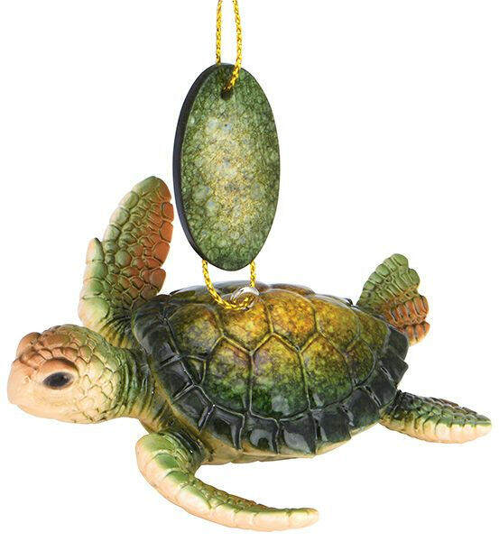 Item 108879 Hi-gloss Baby Turtle Ornament - Outer Banks