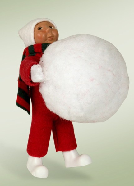 Item 113492 Toddler With Snowball
