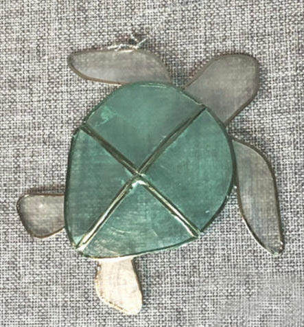 Item 115060 Capiz Turtle Ornament