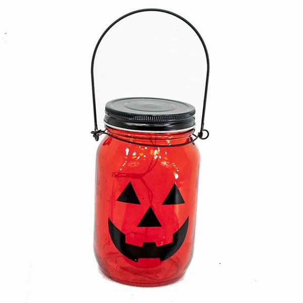 Item 127561 Light Up Jack-o'-Lantern Jar