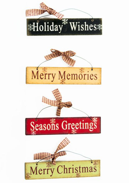 Item 127653 Holiday Phrase Sign