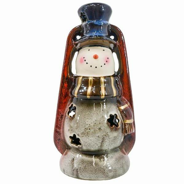 Item 128398 Snowman Lantern