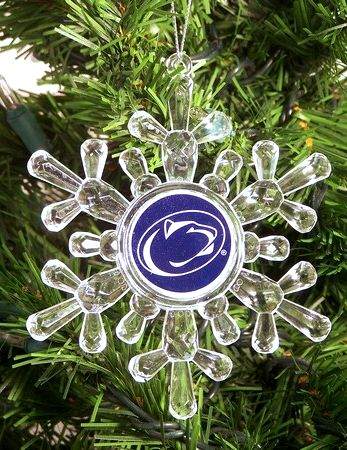 Item 141024 Penn State University Nittany Lions Snowflake Ornament